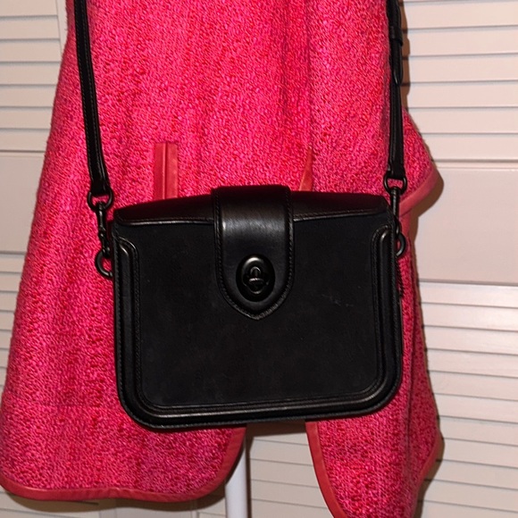 Coach Suede and Leather Page 2 Way bag - Picture 1 of 10